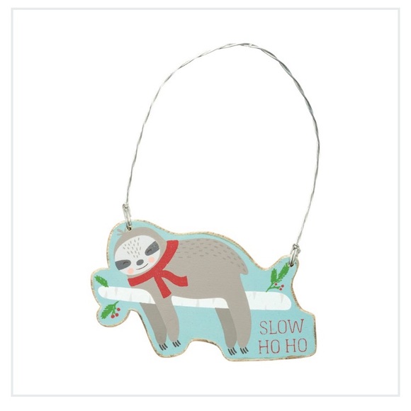 Birdie’s Closet Other - Sloth Christmas Ornament “Slow Ho Ho”